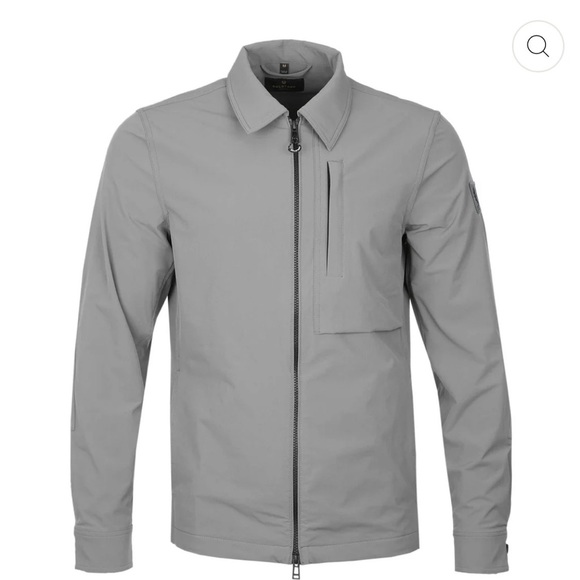 Belstaff Grover Overshirt in Granite Grey Brand New Size M